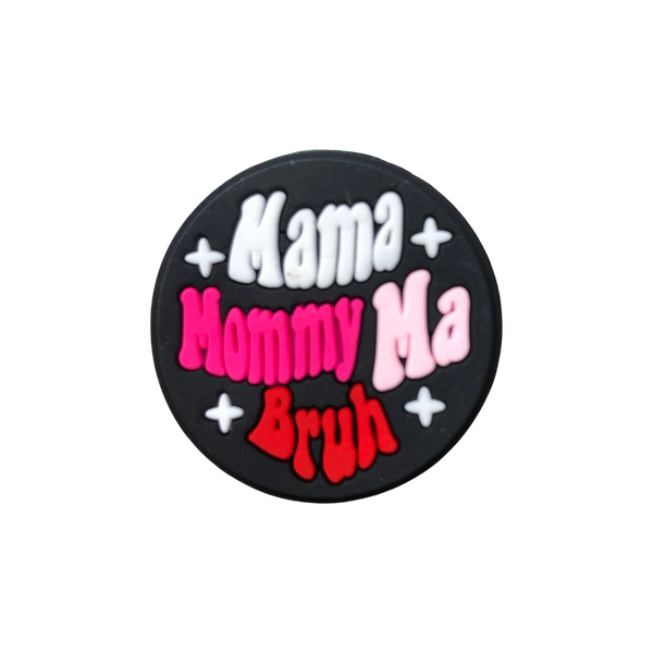 Silicone Focal Beads - Mama Mommy Ma Bruh - 07