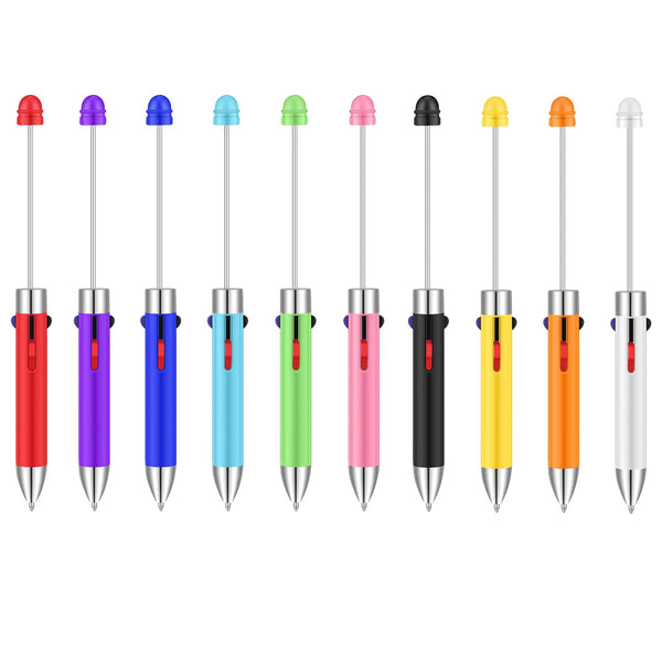 Beadable Plastic Blank for Beads - 4 Color Pen