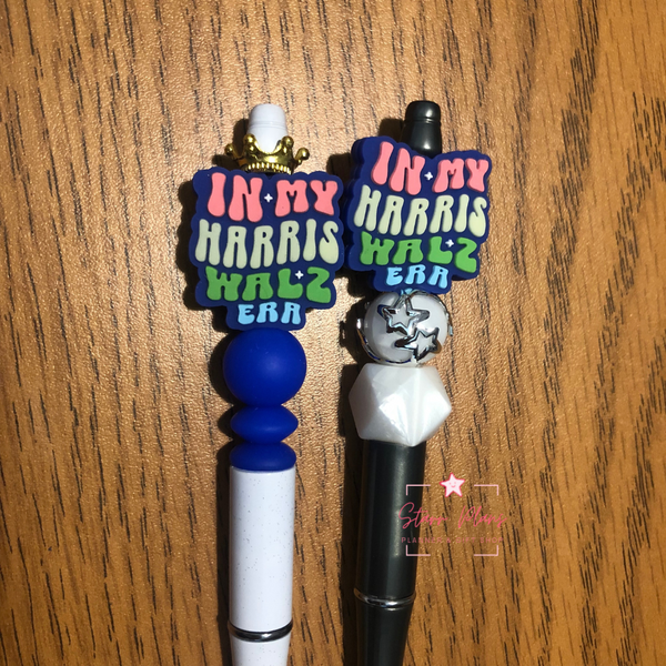 Silicone Focal Beads - In my Harris Walz Era  - 128