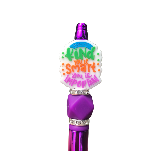 Beaded Pen || You is Kind You is Smart You is Important