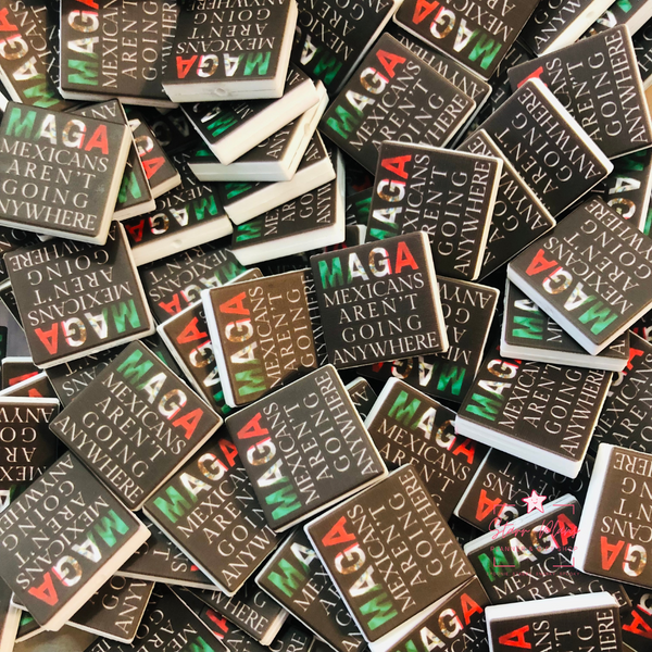 Silicone Focal Beads -  Mexican MAGA - Mexicans Aren't Going Anywhere || Starr Plans Exclusive