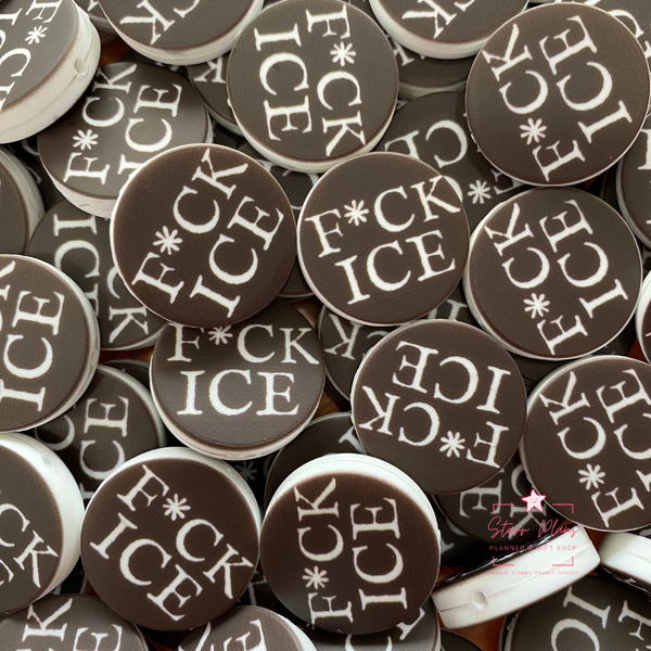 Silicone Focal Beads -  F*ck Ice || Starr Plans Exclusive