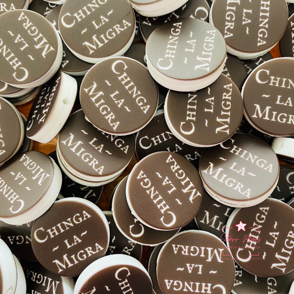 Silicone Focal Beads -  Chinga la migra || Starr Plans Exclusive