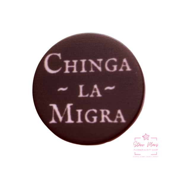 Silicone Focal Beads -  Chinga la migra || Starr Plans Exclusive