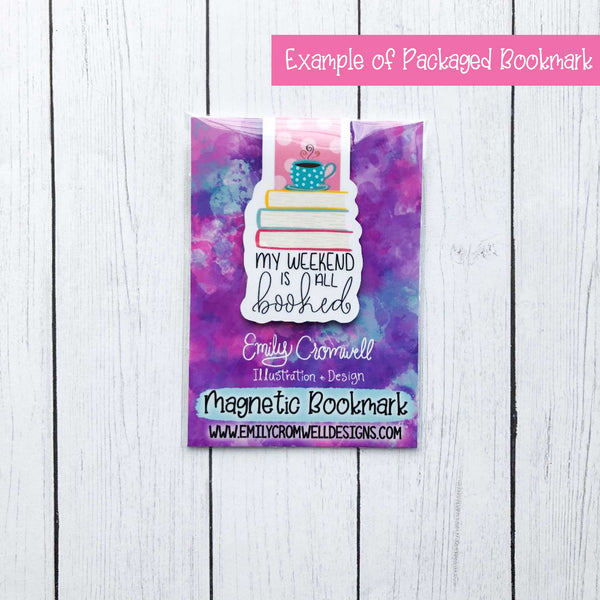 Celestial Reading Ghost Magnetic Bookmark