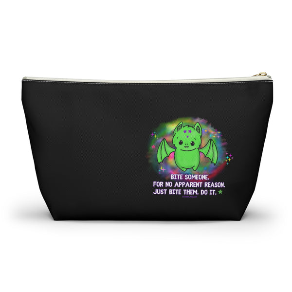 Batty - Bite Someone Black Accessory Pouch w T-bottom