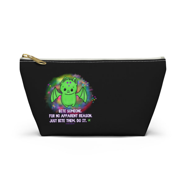Batty - Bite Someone Black Accessory Pouch w T-bottom