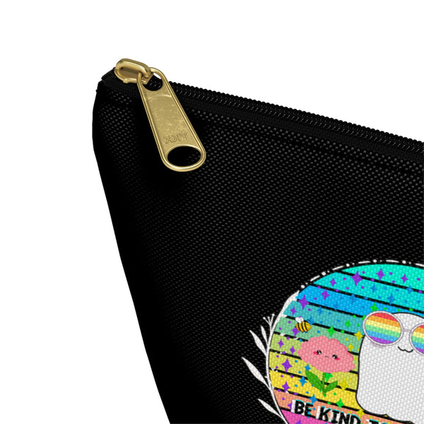 Stabby - Be Kind to Your Mind Black Accessory Pouch w T-bottom