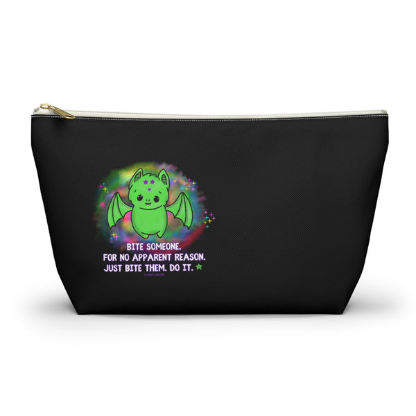 Batty - Bite Someone Black Accessory Pouch w T-bottom
