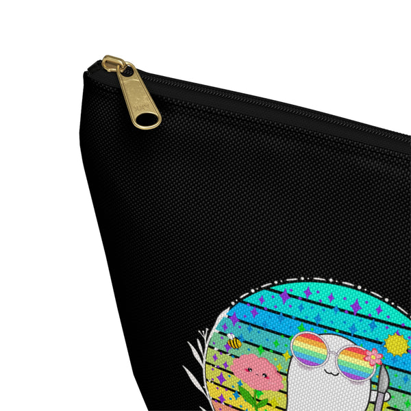 Stabby - Be Kind to Your Mind Black Accessory Pouch w T-bottom
