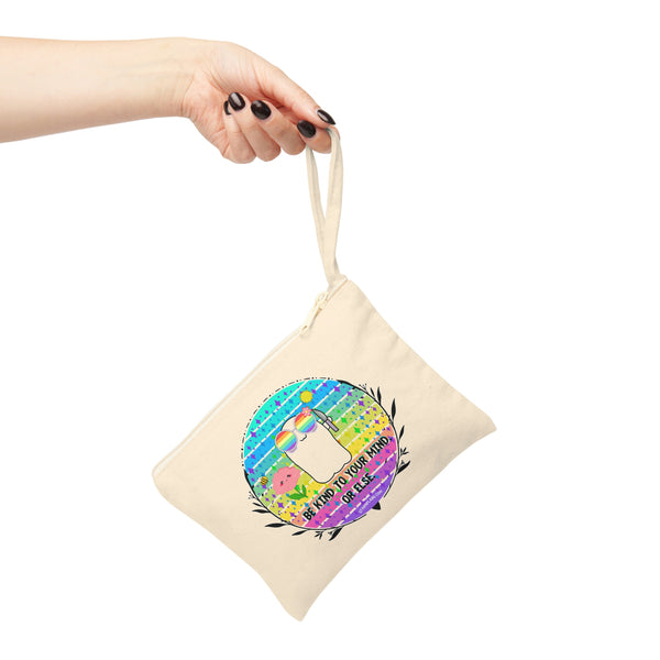 Stabby- Be Kind to Your Mind - Accessory Zipper Pouch
