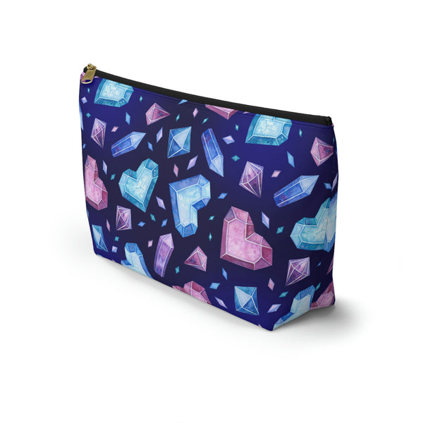 Crystal AOP || Accessory Pouch w T-bottom || Starr Plans Exclusive