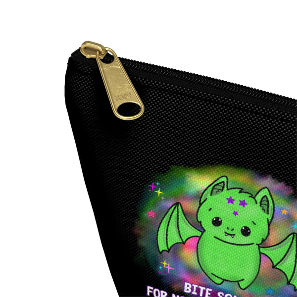 Batty - Bite Someone Black Accessory Pouch w T-bottom