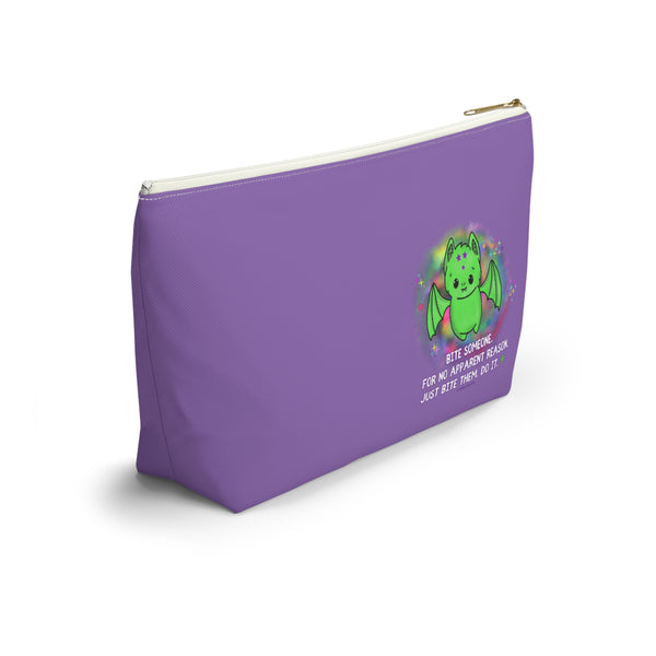 Batty - Bite Someone Lavender Accessory Pouch w T-bottom