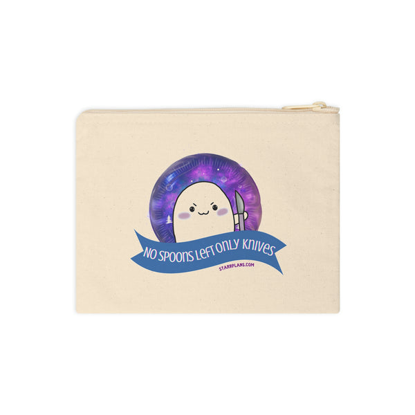 Stabby- No Spoons - Accessory Zipper Pouch