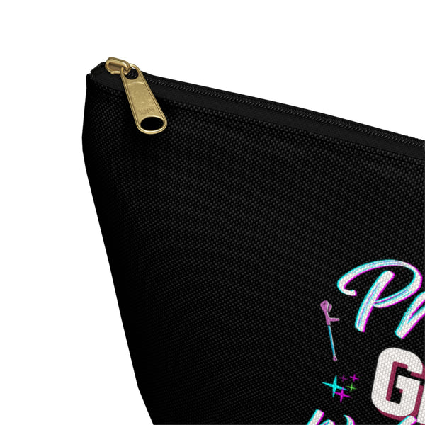 Pretty Girls Walk Like This - Black Accessory Pouch w T-bottom