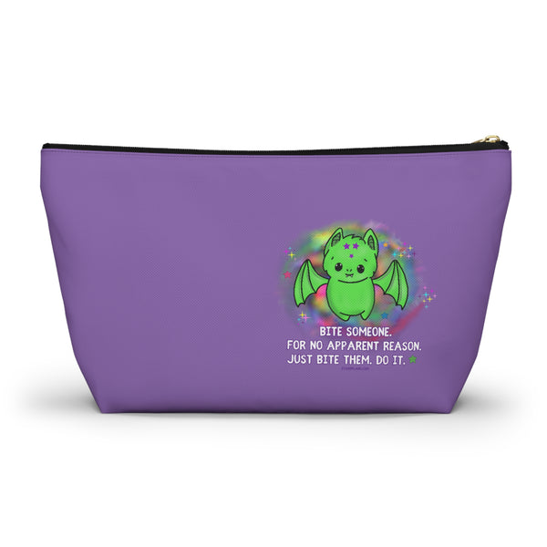 Batty - Bite Someone Lavender Accessory Pouch w T-bottom