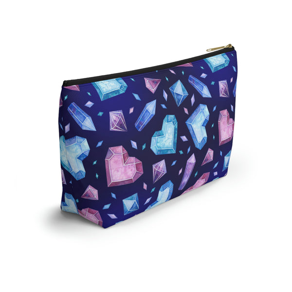 Crystal AOP || Accessory Pouch w T-bottom || Starr Plans Exclusive