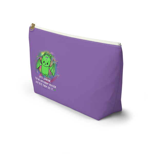 Batty - Bite Someone Lavender Accessory Pouch w T-bottom