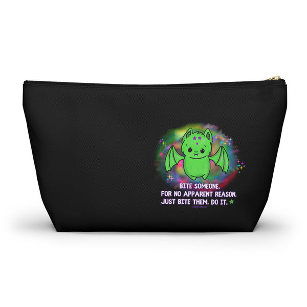 Batty - Bite Someone Black Accessory Pouch w T-bottom