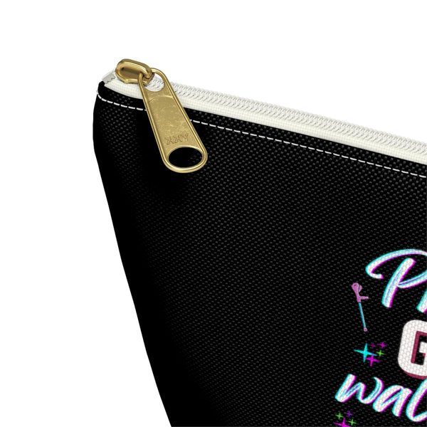 Pretty Girls Walk Like This - Black Accessory Pouch w T-bottom