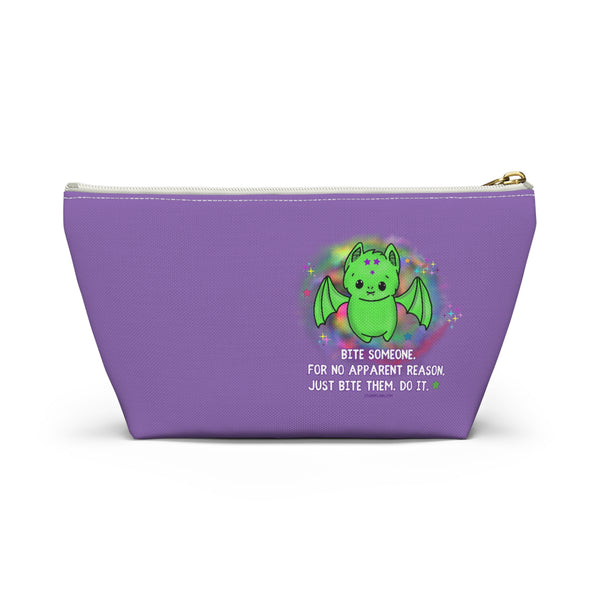 Batty - Bite Someone Lavender Accessory Pouch w T-bottom