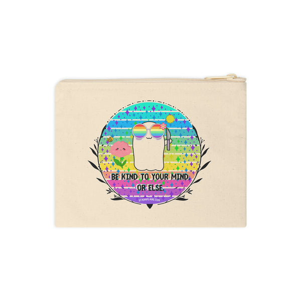 Stabby- Be Kind to Your Mind - Accessory Zipper Pouch