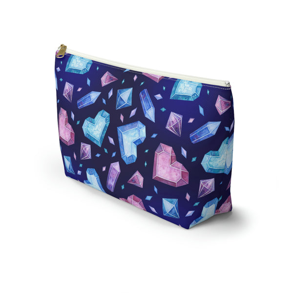 Crystal AOP || Accessory Pouch w T-bottom || Starr Plans Exclusive