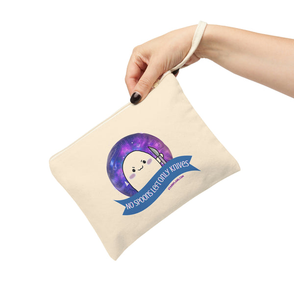 Stabby- No Spoons - Accessory Zipper Pouch