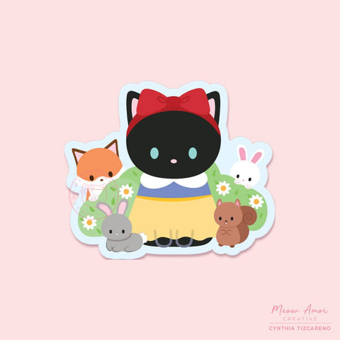 Fairest Meow of All Vinyl Sticker