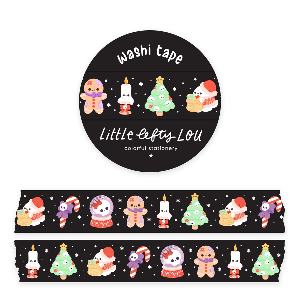 Spooky Christmas Washi Tape
