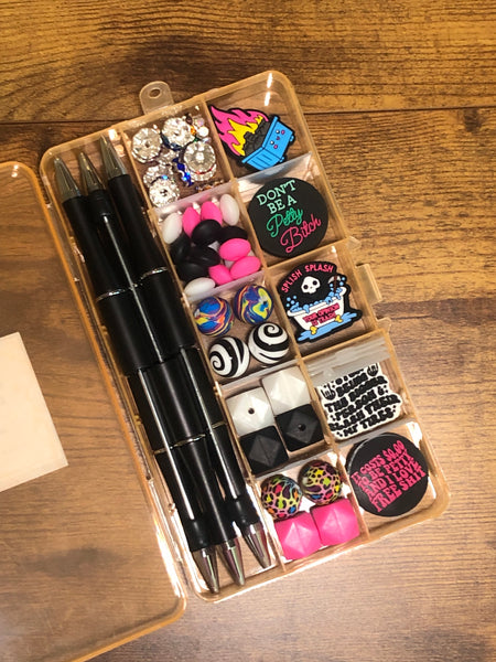Beaded Pen Kit - Petty Pink