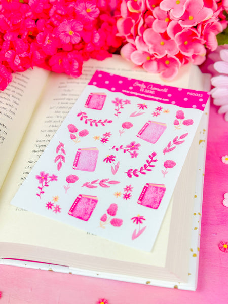 Rosy Library Planner Stickers PS0033