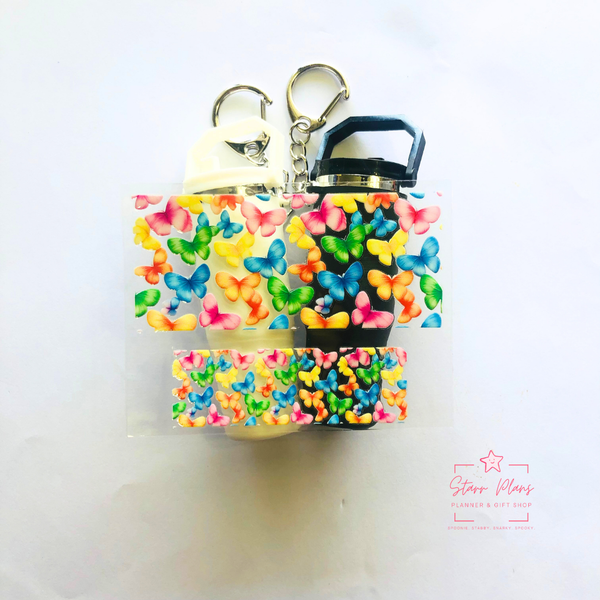 Mini Tumbler UVDTF Decal - Patterns - Butterfly Multicolor Rainbow