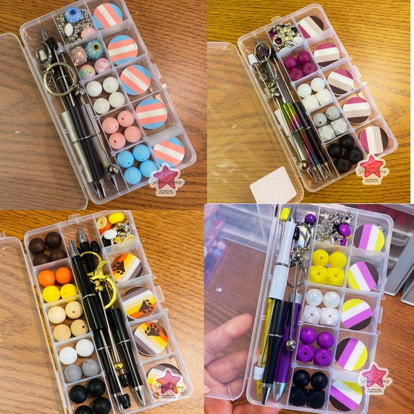LGBTQ+ Pride Flag DIY Beaded Pen Kit | Choose Your Flag