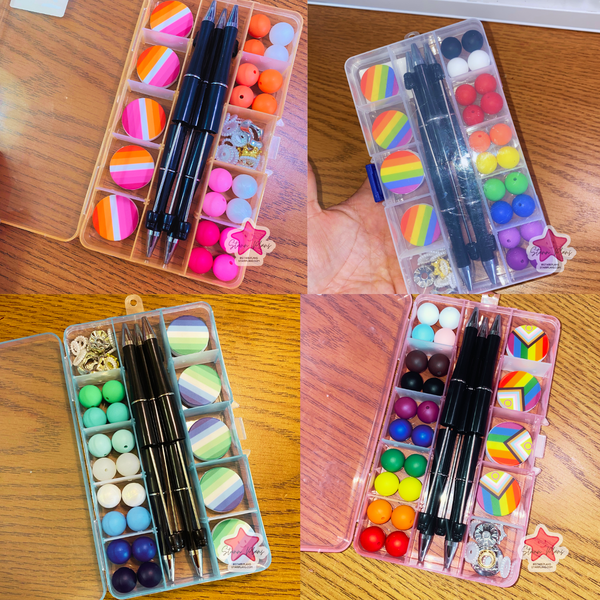 LGBTQ+ Pride Flag DIY Beaded Pen Kit | Choose Your Flag