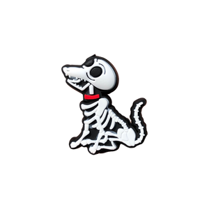 Silicone Focal Beads - Skeleton Dog -67A