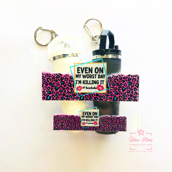 Mini Tumbler UVDTF Decal - Snarky - "Even on my Worse Day I'm Killing it"