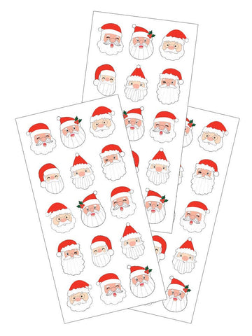 Stickers - Santa Claus Faces