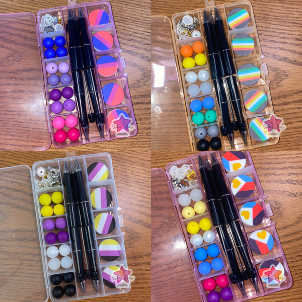 LGBTQ+ Pride Flag DIY Beaded Pen Kit | Choose Your Flag