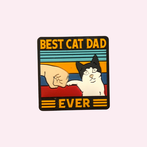 Silicone Focal Beads - Best Cat Dad Ever