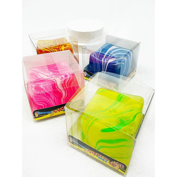 Marbled Maltose Squeeze Cube Squishy