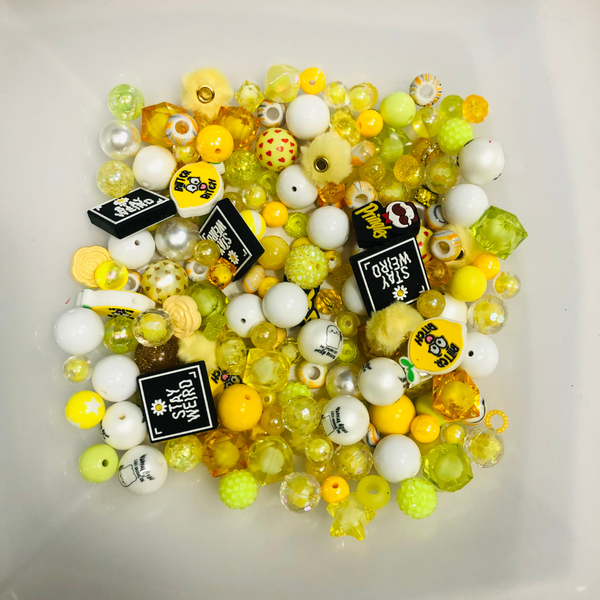 Bead Soup - Sunny Rays || 3mm+ Large Hole || Bead Mixes || Acrylic & More