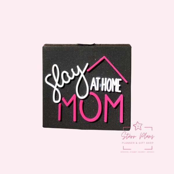 Silicone Focal Beads - Slay at Home Mom - 81A