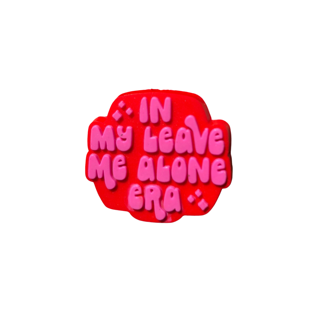 Silicone Focal Beads - In my Leave me Alone Era - 86B