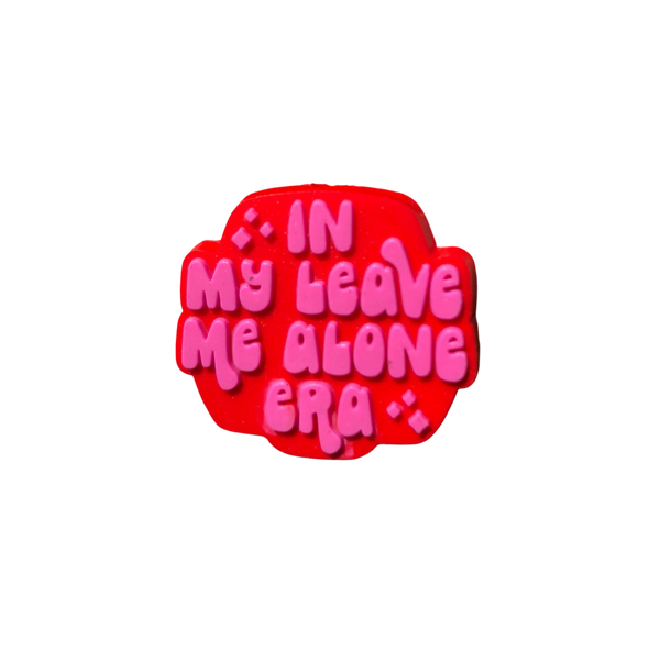 Silicone Focal Beads - In my Leave me Alone Era - 86B