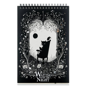 Waiting for the Night Top-Spiral Steno Notepad (6'' x 9'')