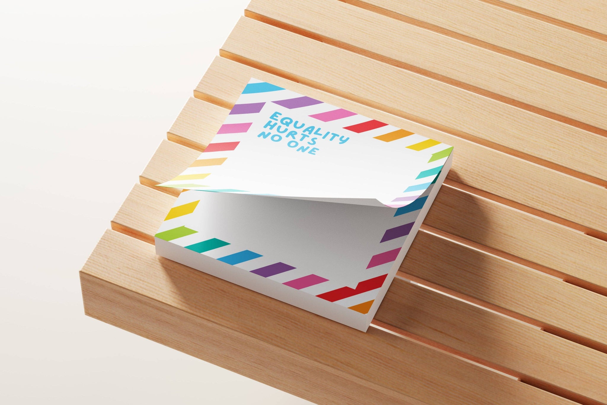 Equality Hurts No One Sticky Notes – Pride Gift
