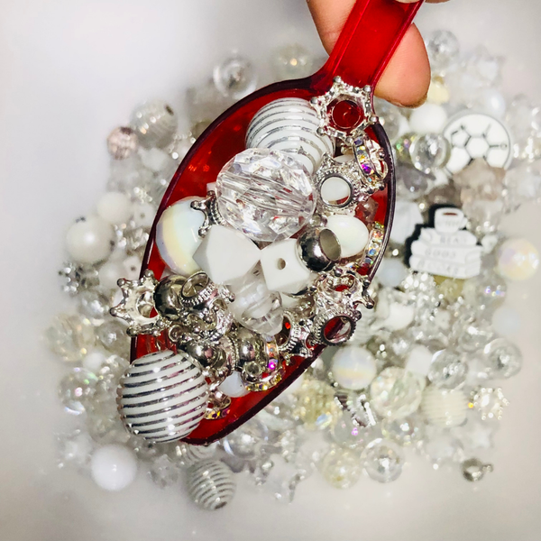 Bead Soup - Silver Ice || 3mm+ Large Hole || Bead Mixes || Acrylic Mix