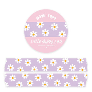 Lilac Daisies Washi Tape